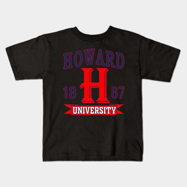 Howard 1867 University Apparel Kids T-Shirt by HBCU Classic Apparel Co